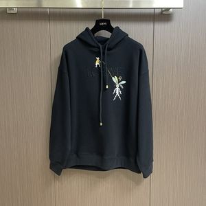 Loewe embroidered hooded sweatshirt